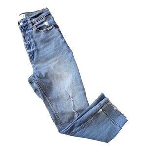 Abercrombie & Fitch Ultra High Rise Ankle Straight Curve Love